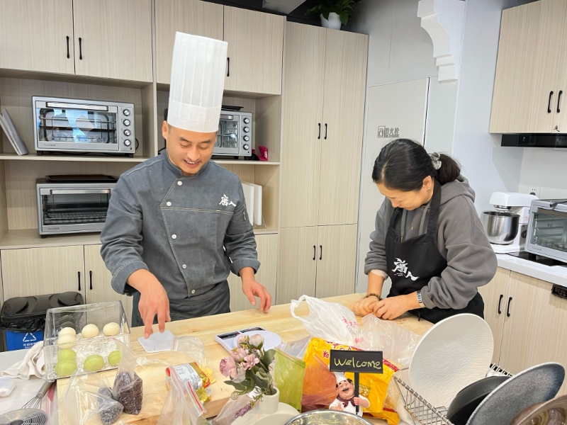 西點課學習制作貝果